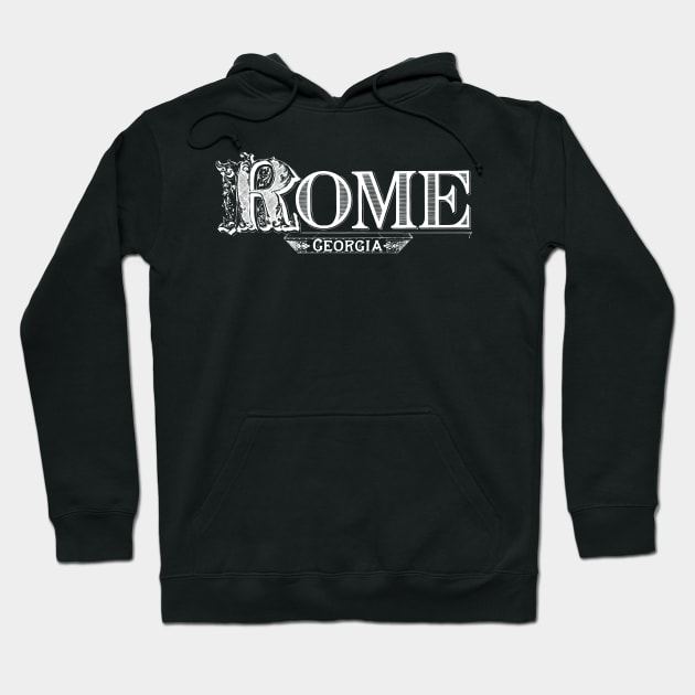 Vintage Rome, GA Hoodie by DonDota